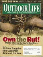 Vintage Outdoor Life Magazine - August, 2008 - Like New Condition