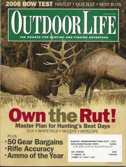 Vintage Outdoor Life Magazine - August, 2008 - Like New Condition