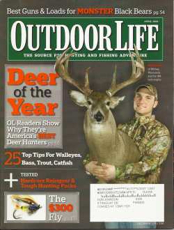 Vintage Outdoor Life Magazine - April, 2009 - Very Good Condition