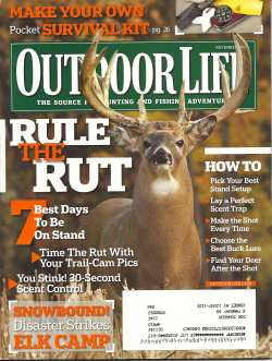 Vintage Outdoor Life Magazine - November, 2009 - Like New Condition