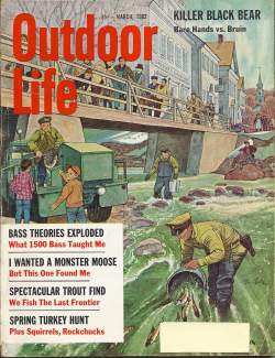 Vintage Outdoor Life Magazine - March, 1962 - Good Condition