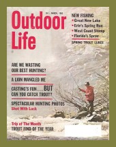 Vintage Outdoor Life Magazine - March, 1963 - Good Condition