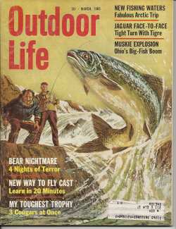 Vintage Outdoor Life Magazine - March, 1965 - Very Good Condition
