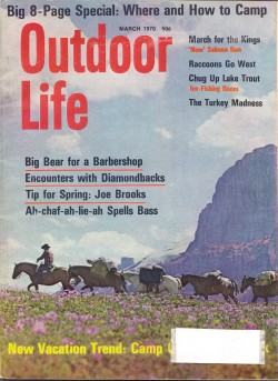 Vintage Outdoor Life Magazine - March, 1970 - Good Condition - Northeast Edition