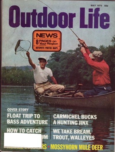 Vintage Outdoor Life Magazine - May, 1974 - Very Good Condition