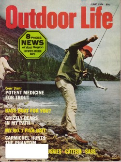 Vintage Outdoor Life Magazine - June, 1974 - Very Good Condition - Great Lakes Edition
