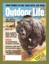 Vintage Outdoor Life Magazine - January, 1975 - Good Condition - Great Lakes Edition