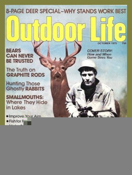 Vintage Outdoor Life Magazine - October, 1975 - Good Condition - Northeast Edition