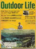 Vintage Outdoor Life Magazine - May, 1976 - Very Good Condition - Great Lakes Edition