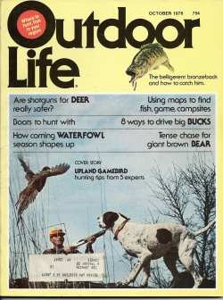 Vintage Outdoor Life Magazine - October, 1976 - Very Good Condition - Midwest Edition