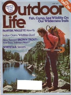 Vintage Outdoor Life Magazine - June, 1977 - Very Good Condition - Midwest Edition