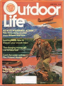 Vintage Outdoor Life Magazine - June, 1978 - Very Good Condition - Midwest Edition