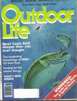 Vintage Outdoor Life Magazine - June, 1979 - Very Good Condition - Northeast Edition