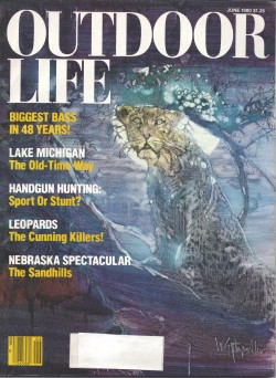 Vintage Outdoor Life Magazine - June, 1980 - Very Good Condition - Northeast Edition