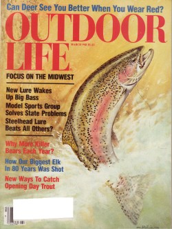 Vintage Outdoor Life Magazine - March, 1981 - Very Good Condition - Northeast Edition