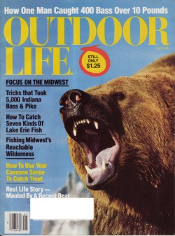 Vintage Outdoor Life Magazine - May, 1981 - Very Good Condition - Midwest Edition