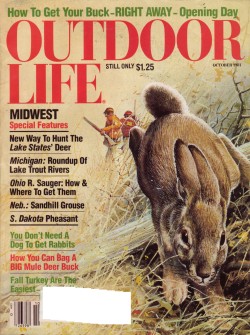 Vintage Outdoor Life Magazine - October, 1981 - Like New Condition - Midwest Edition
