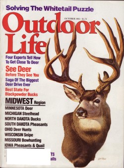 Vintage Outdoor Life Magazine - October, 1983 - Very Good Condition - East Edition