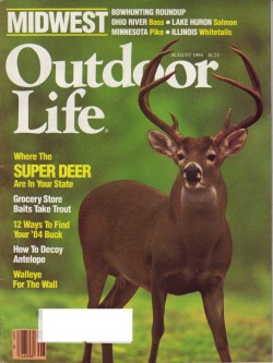 Vintage Outdoor Life Magazine - August, 1984 - Like New Condition - Midwest Edition