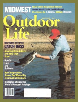 Vintage Outdoor Life Magazine - March, 1985 - Like New Condition - East Edition