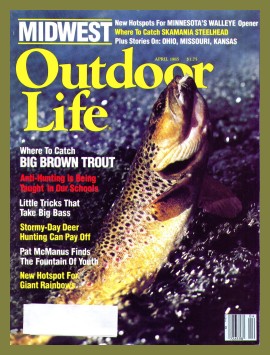 Vintage Outdoor Life Magazine - April, 1985 - Like New Condition - Midwest Edition