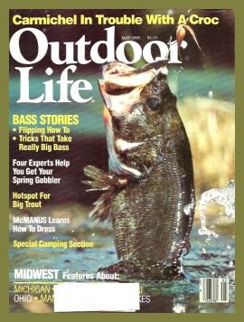 Vintage Outdoor Life Magazine - May, 1985 - Very Good Condition - Midwest Edition