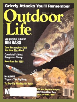 Vintage Outdoor Life Magazine - June, 1985 - Like New Condition - Midwest Edition