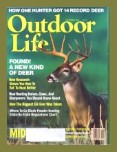 Vintage Outdoor Life Magazine - October, 1985 - Very Good Condition - East Edition