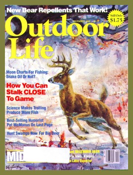 Vintage Outdoor Life Magazine - December, 1985 - Very Good Condition - East Edition