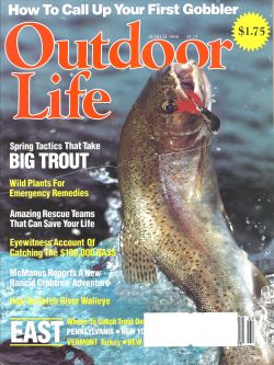 Vintage Outdoor Life Magazine - March, 1986 - Like New Condition - East Edition