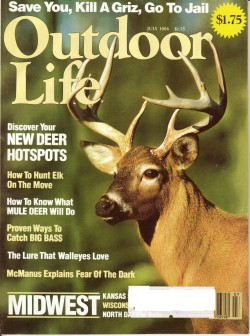 Vintage Outdoor Life Magazine - July, 1986 - Very Good Condition