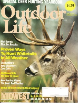 Vintage Outdoor Life Magazine - September, 1986 - Like New Condition