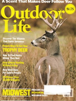 Vintage Outdoor Life Magazine - October, 1986 - Good Condition - East Edition