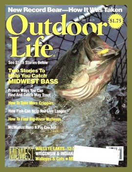 Vintage Outdoor Life Magazine - May, 1987 - Like New Condition