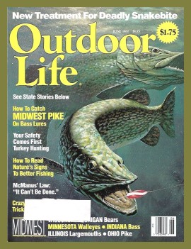 Vintage Outdoor Life Magazine - June, 1987 - Like New Condition - Midwest Edition