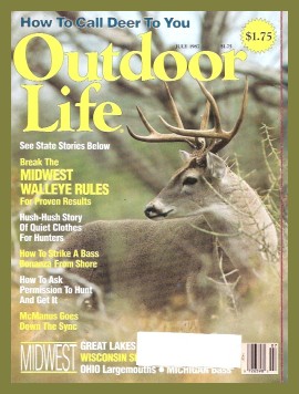 Vintage Outdoor Life Magazine - July, 1987 - Good Condition