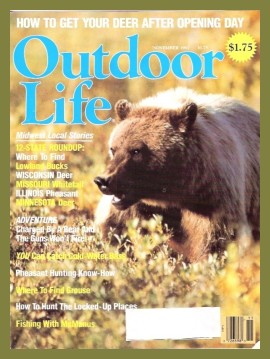 Vintage Outdoor Life Magazine - November, 1987 - Like New Condition