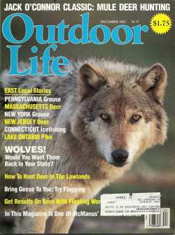 Vintage Outdoor Life Magazine - December, 1987 - Very Good Condition