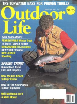 Vintage Outdoor Life Magazine - February, 1988 - Good Condition - East Edition