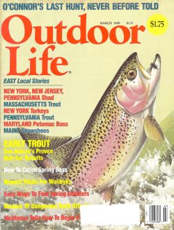 Vintage Outdoor Life Magazine - March, 1988 - Good Condition - East Edition