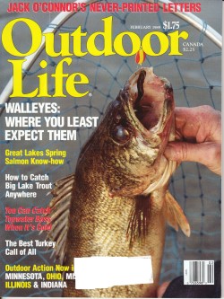 Vintage Outdoor Life Magazine - February, 1989 - Like New Condition - Great Lakes Edition