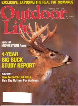 Vintage Outdoor Life Magazine - October, 1989 - Like New Condition