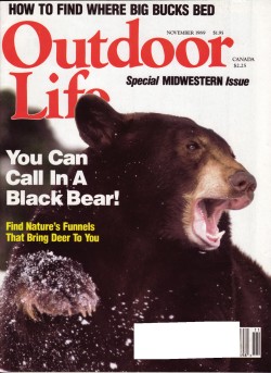 Vintage Outdoor Life Magazine - November, 1989 - Like New Condition