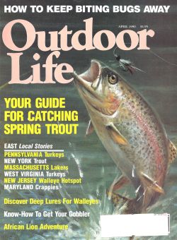 Vintage Outdoor Life Magazine - April, 1990 - Like New Condition - East Edition