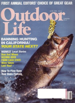 Vintage Outdoor Life Magazine - June, 1990 - Very Good Condition