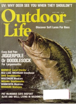 Vintage Outdoor Life Magazine - July, 1990 - Very Good Condition