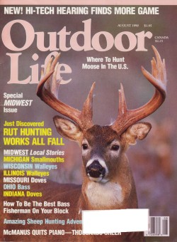 Vintage Outdoor Life Magazine - August, 1990 - Like New Condition