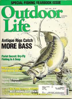 Vintage Outdoor Life Magazine - May, 1991 - Very Good Condition