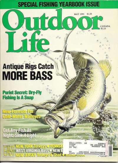 Vintage Outdoor Life Magazine - May, 1991 - Very Good Condition