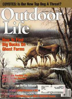 Vintage Outdoor Life Magazine - December, 1991 - Very Good Condition